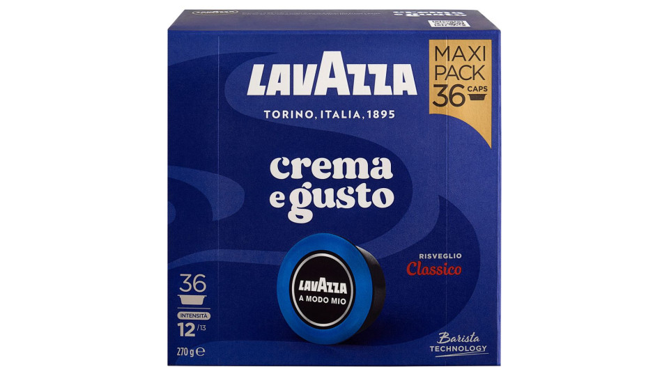 Lavazza A Modo Mio crema e gusto Classico 36 Capsule 270 g