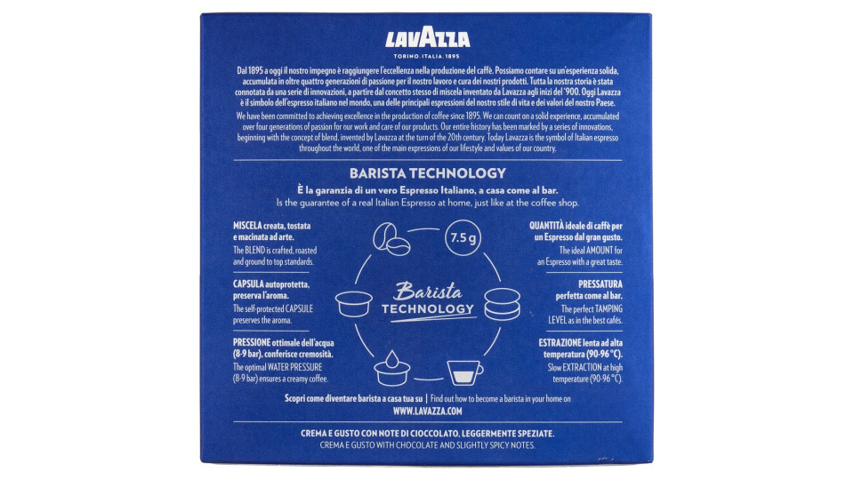 Lavazza A Modo Mio crema e gusto Classico 36 Capsule 270 g