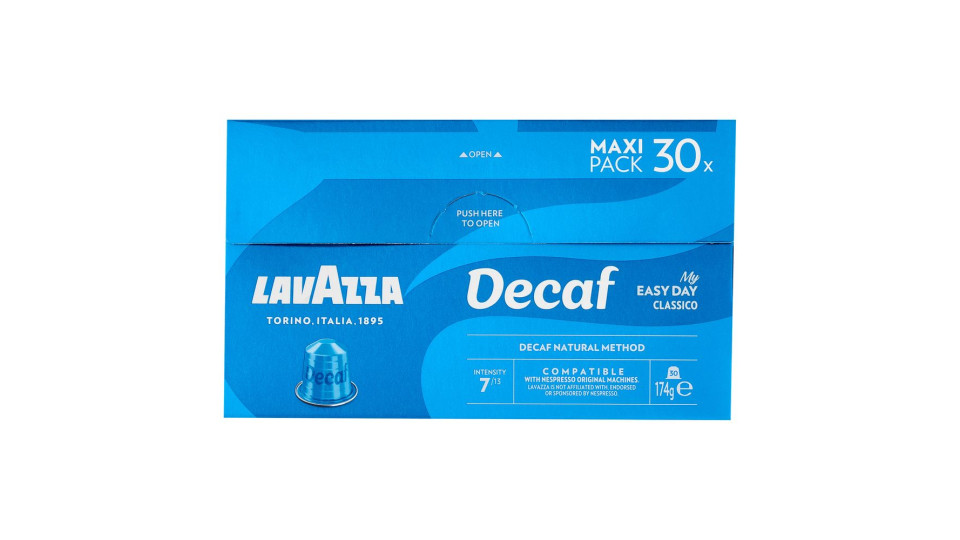 Lavazza Decaf Classico Compatible with Nespresso Original Machines 30 Capsule 174 g