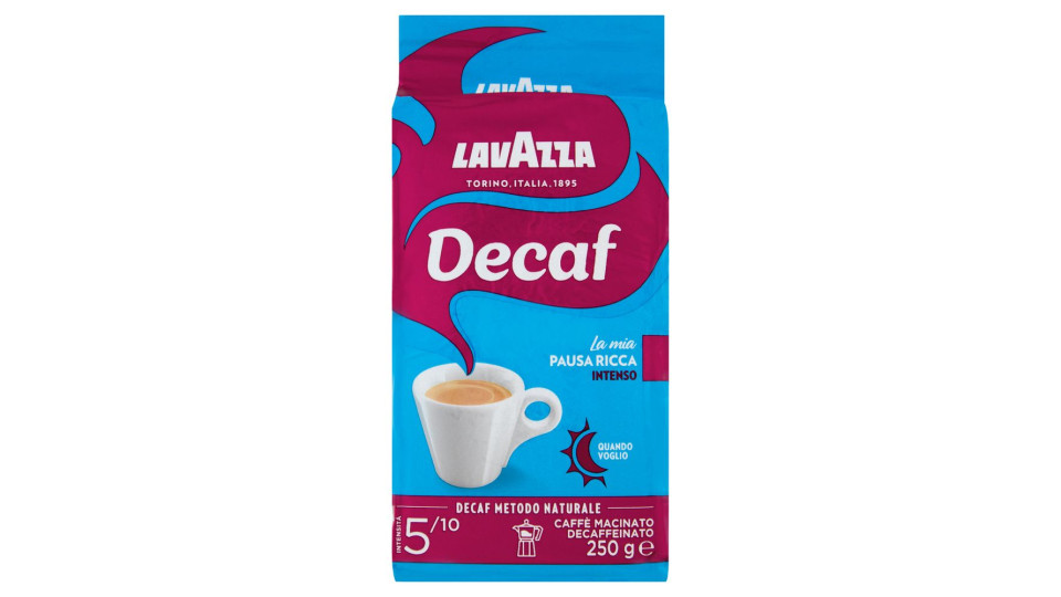 Lavazza Decaf Intenso Caffè Macinato 250 g