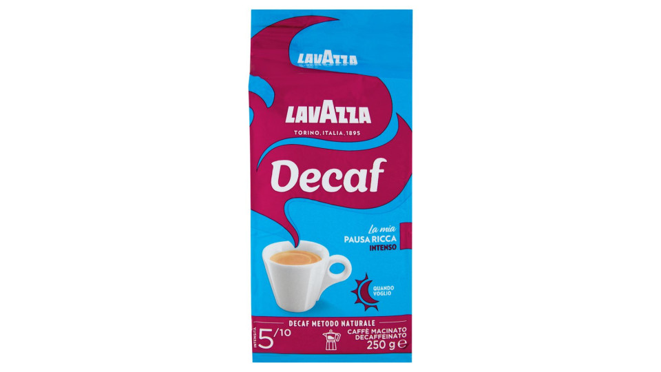 Lavazza Decaf Intenso Caffè Macinato 250 g