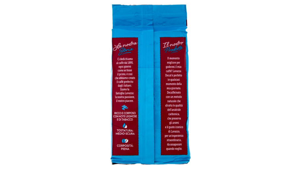 Lavazza Decaf Intenso Caffè Macinato 250 g