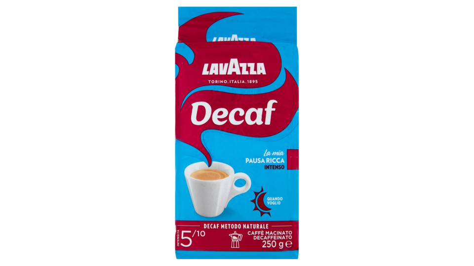 Lavazza Decaf Intenso Caffè Macinato 250 g