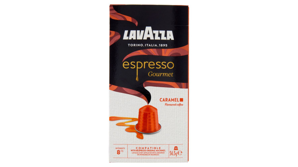 Lavazza espresso Gourmet Caramel Compatible with Nespresso Original Machines 10 Capsule 56,5 g