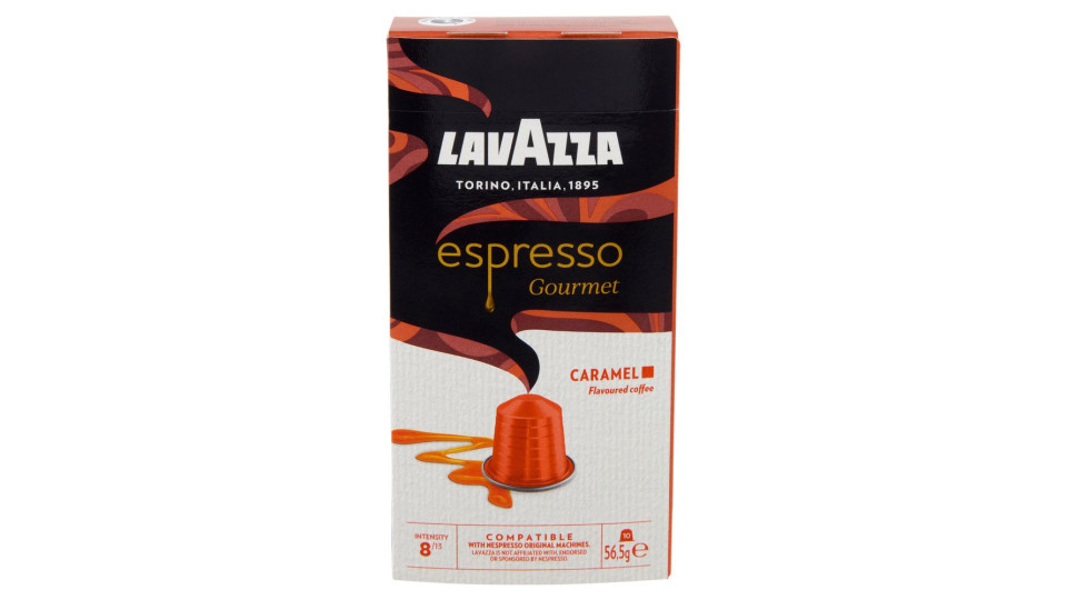 Lavazza espresso Gourmet Caramel Compatible with Nespresso Original Machines 10 Capsule 56,5 g