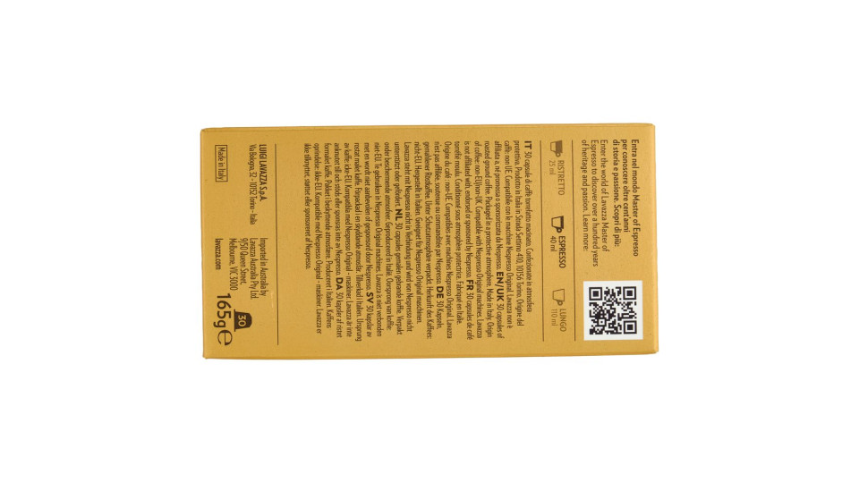 Lavazza Qualità Oro Compatibile con Nespresso Original 10 Capsule 55 g
