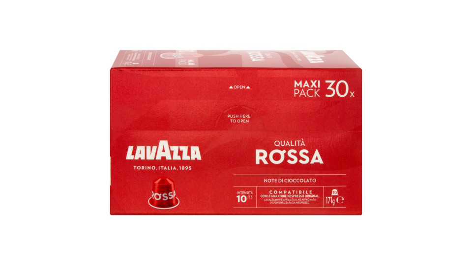 Lavazza Qualità Rossa Compatibile con Nespresso Original 60 Capsule 342 g
