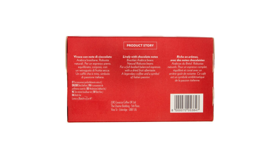 Lavazza Qualità Rossa Compatibile con Nespresso Original 60 Capsule 342 g