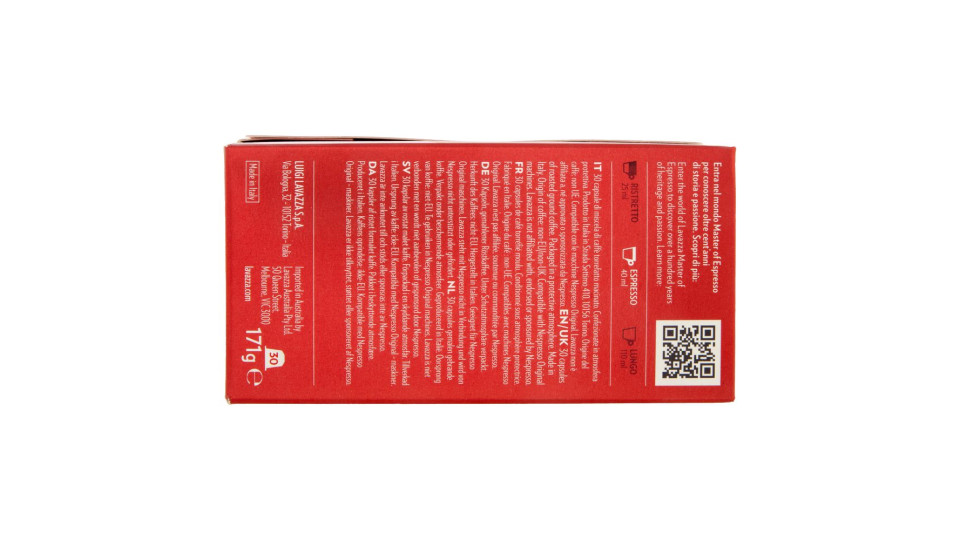 Lavazza Qualità Rossa Compatibile con Nespresso Original 60 Capsule 342 g