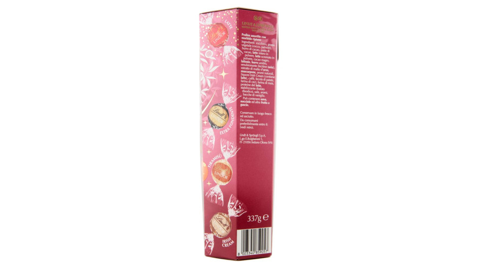Lindt Lindor Cioccolatini assortiti Scatola limited edition Natale 337 g