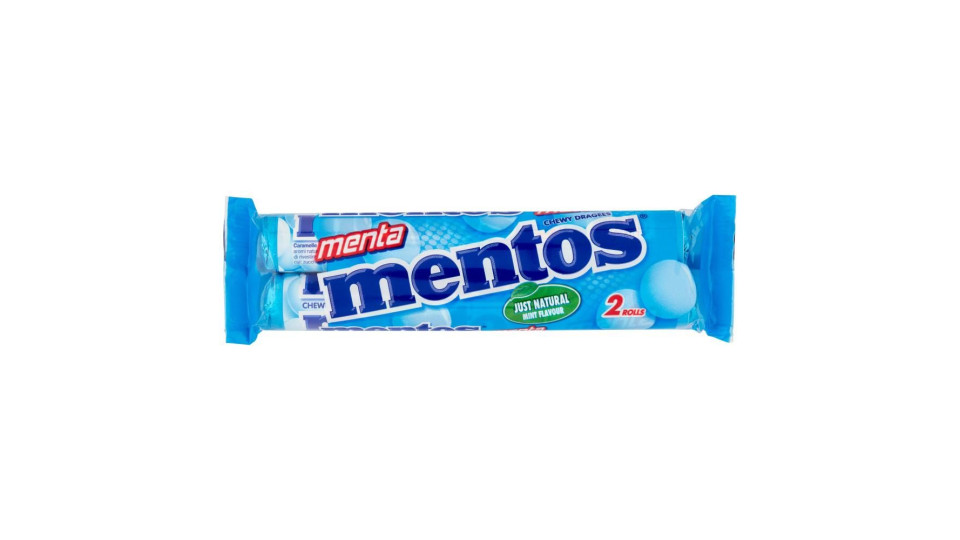 mentos Chewy Dragees menta 2 x 38 g