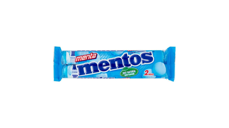 mentos Chewy Dragees menta 2 x 38 g