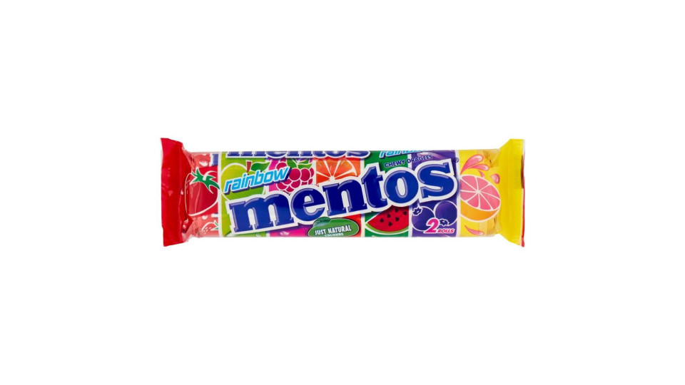mentos Chewy Dragees rainbow 2 x 37,5 g