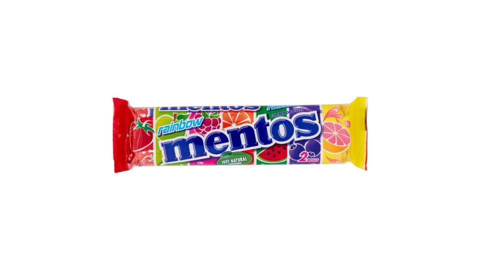 mentos Chewy Dragees rainbow 2 x 37,5 g