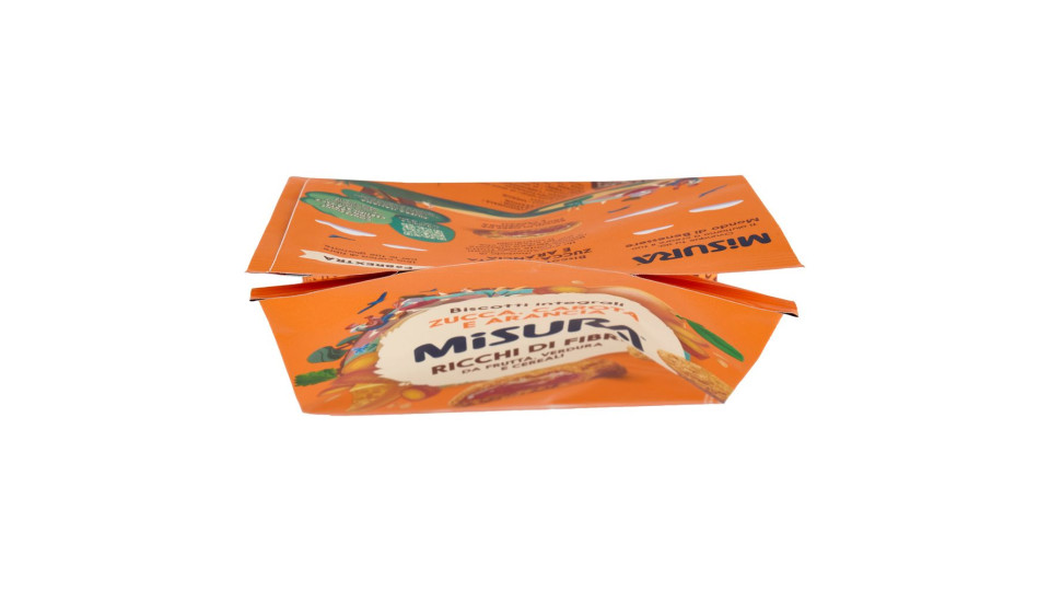 Misura Fibrextra Biscotti integrali Zucca, Carota e Arancia 260 g