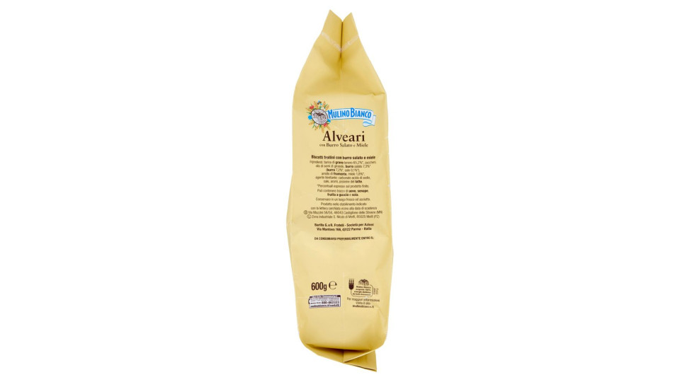 Mulino Bianco Alveari Biscotti con Burro Salato e Miele 600g