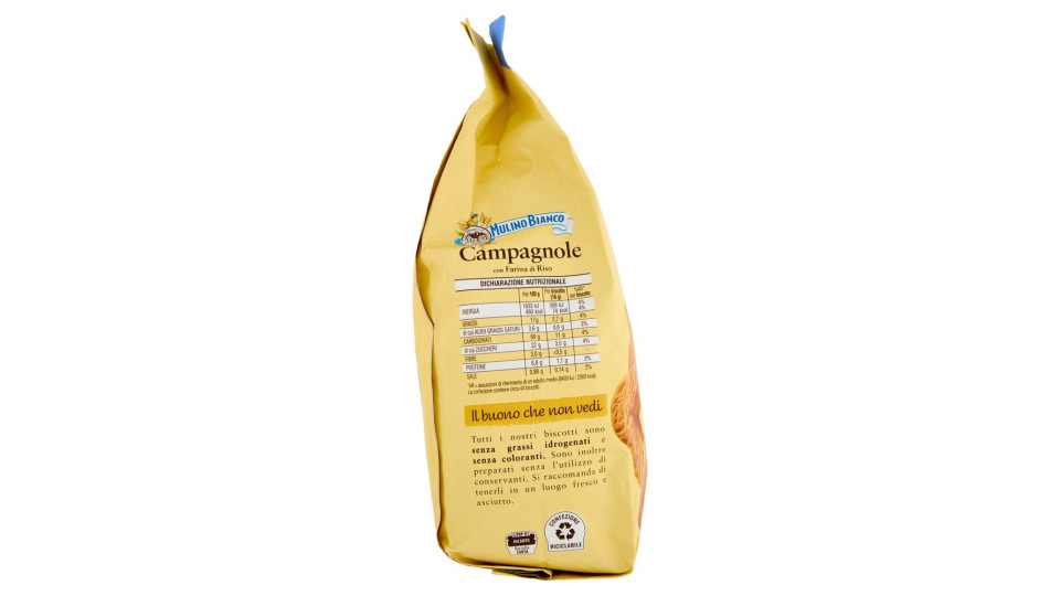 Mulino Bianco Campagnole Biscotti con Farina di Riso 1Kg