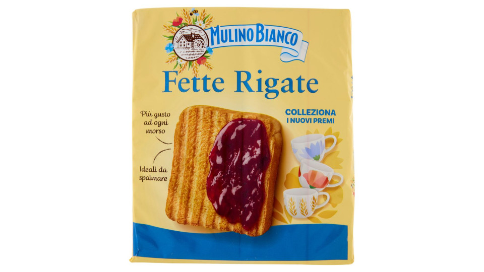 Mulino Bianco Fette Biscottate Rigate 315g