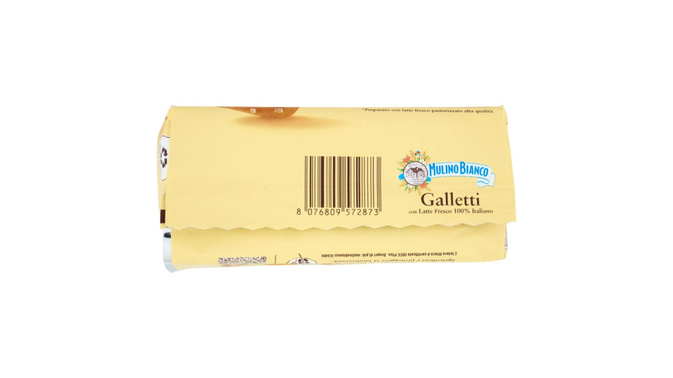 Mulino Bianco Galletti Biscotti con Latte Fresco 100% Italiano 350g
