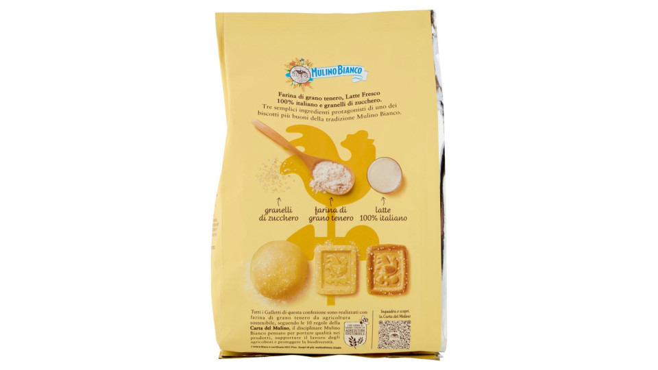 Mulino Bianco Galletti Biscotti con Latte Fresco 100% Italiano 350g