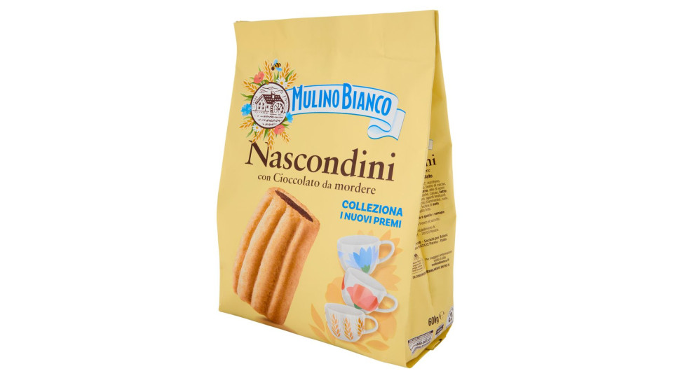 Mulino Bianco Nascondini Biscotti con Cioccolato da Mordere 600g