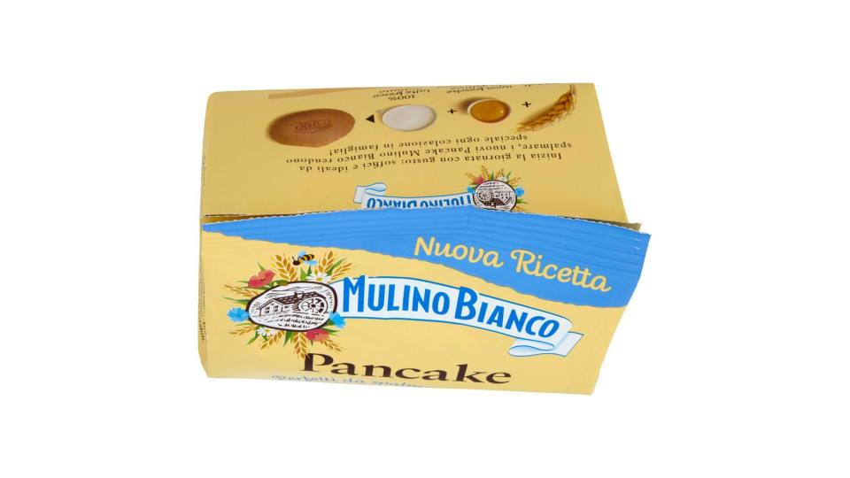 Mulino Bianco Pancake Merenda 100% Latte Fresco Italiano e Farina Sostenibile 8 Porzioni 280g