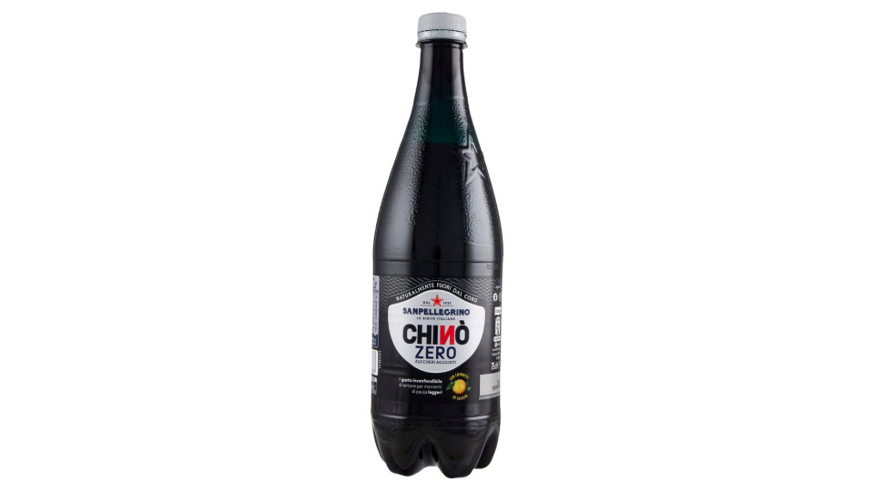 BIBITE SANPELLEGRINO, Bevanda Gassata, Chinò Zero Zuccheri, Pet - 750ml