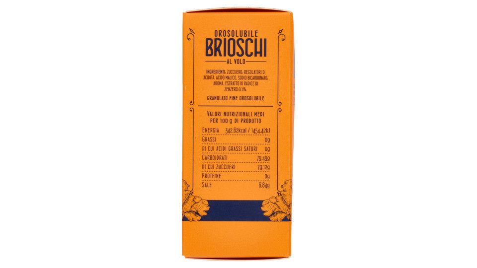 Brioschi Orosolubile al Volo Pungente Gusto di Zenzero 15 x 1 g