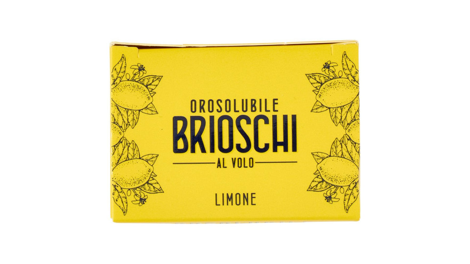Brioschi Orosolubile al Volo Squisito Gusto di Limone 15 x 1 g