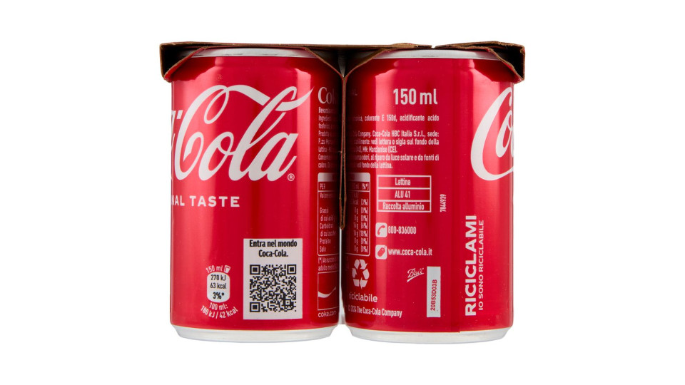 Coca-Cola Original 6 x 150ml