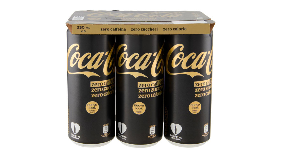 Coca-Cola Zero Zuccheri Zero Caffeina 6 x 330ml