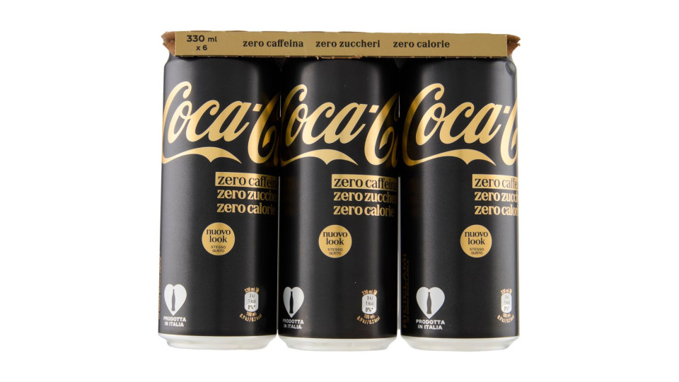 Coca-Cola Zero Zuccheri Zero Caffeina 6 x 330ml