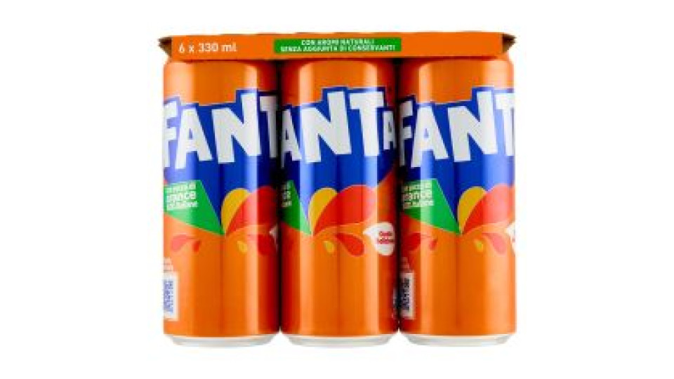 Fanta Lemon Sleek 6 x 33 cl