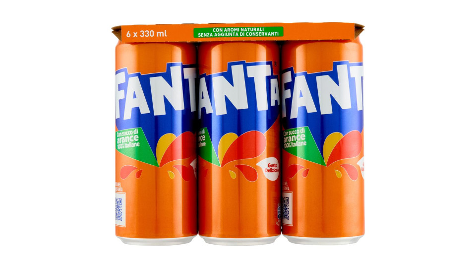 Fanta Lemon Sleek 6 x 33 cl