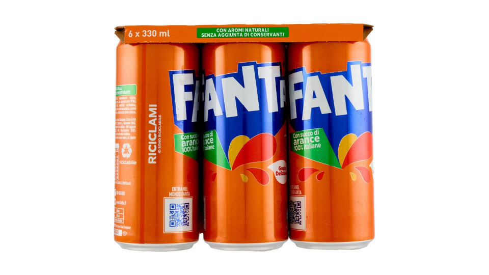 Fanta Lemon Sleek 6 x 33 cl