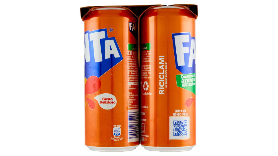 Fanta Lemon Sleek 6 x 33 cl