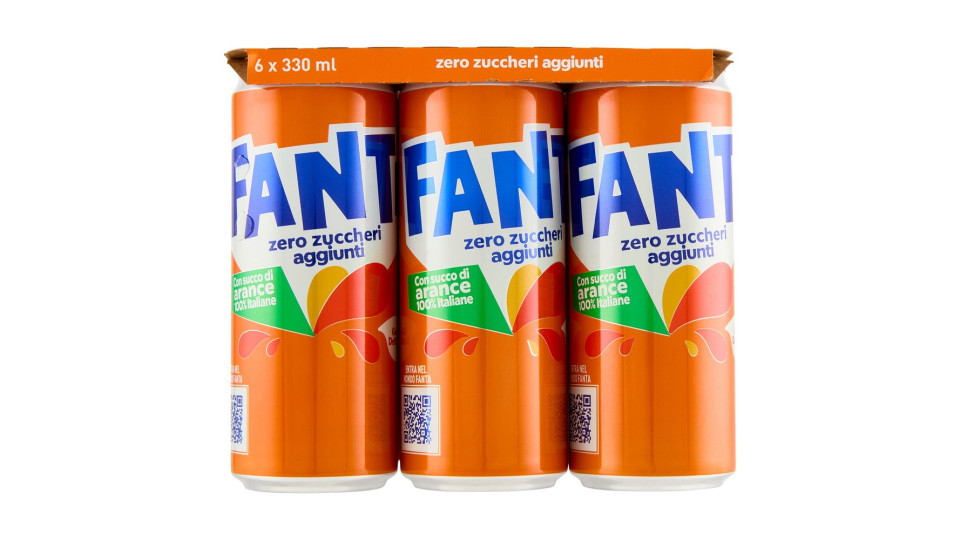 Fanta Zero Orange Can 33 cl