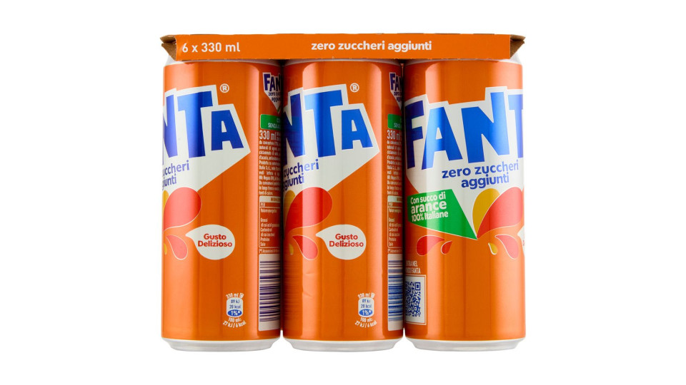 Fanta Zero Orange Can 33 cl