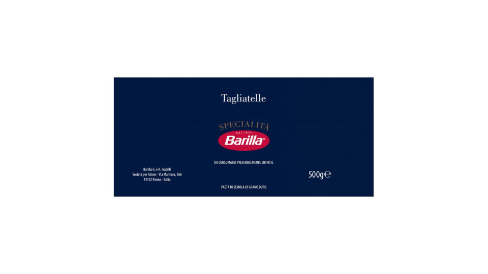 Barilla Pasta Specialità Tagliatelle 500g