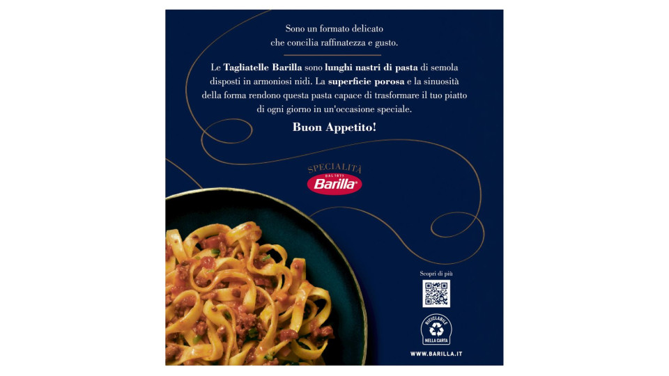 Barilla Pasta Specialità Tagliatelle 500g