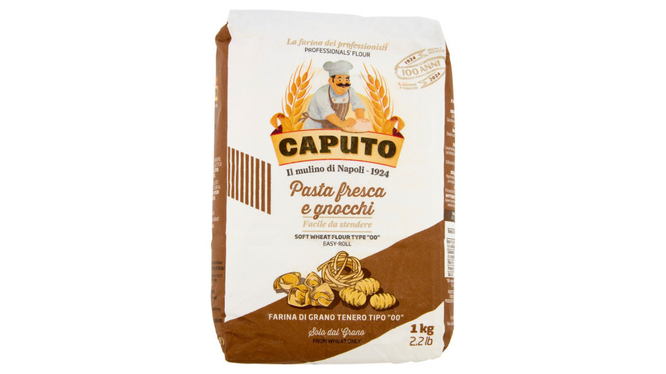 Caputo Pasta fresca e gnocchi Farina di Grano Tenero Tipo "00" 1 Kg