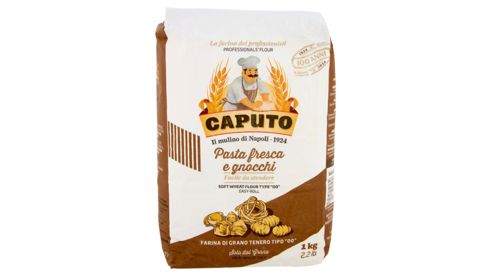 Caputo Pasta fresca e gnocchi Farina di Grano Tenero Tipo "00" 1 Kg