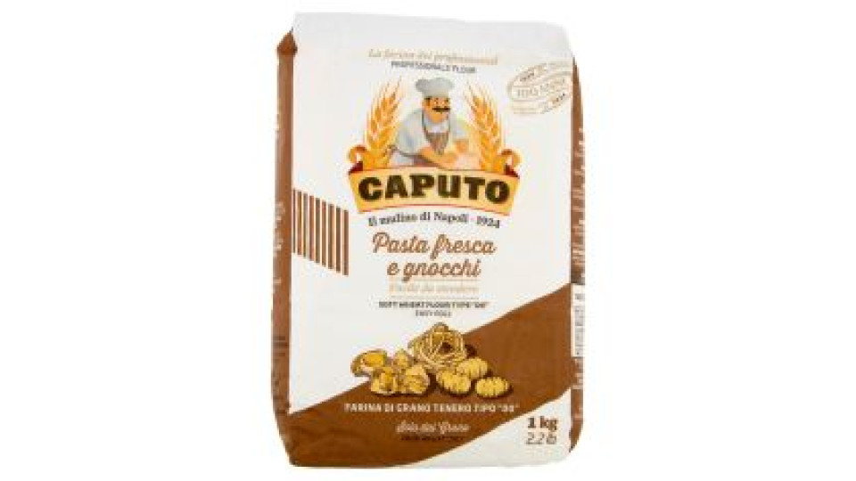 Caputo Pasta fresca e gnocchi Farina di Grano Tenero Tipo "00" 1 Kg