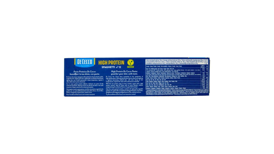 De Cecco High Protein Spaghetti n° 12 400 g