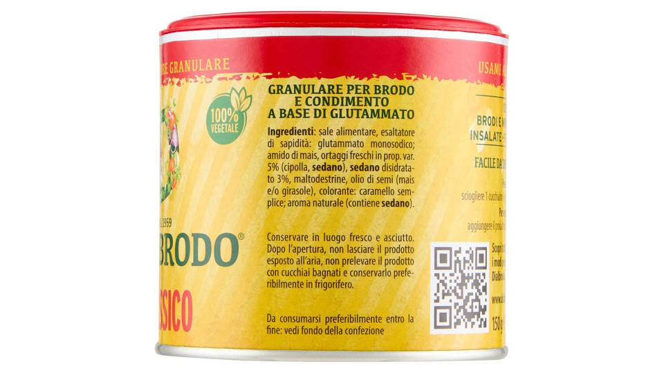 Dialbrodo Insaporitore Granulare Classico 200 g