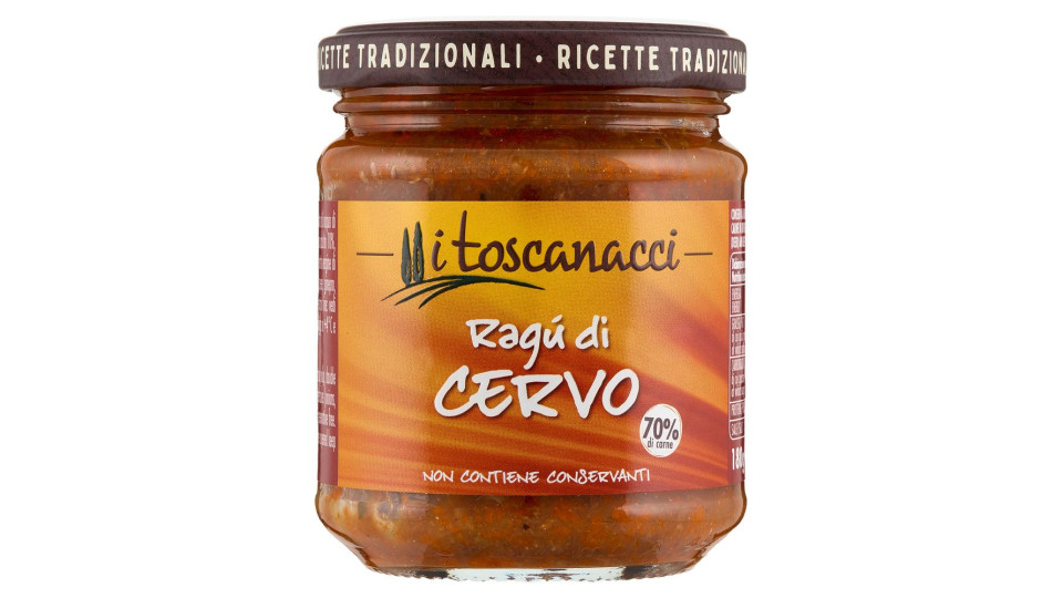 i toscanacci Ragù di Cervo 180 g