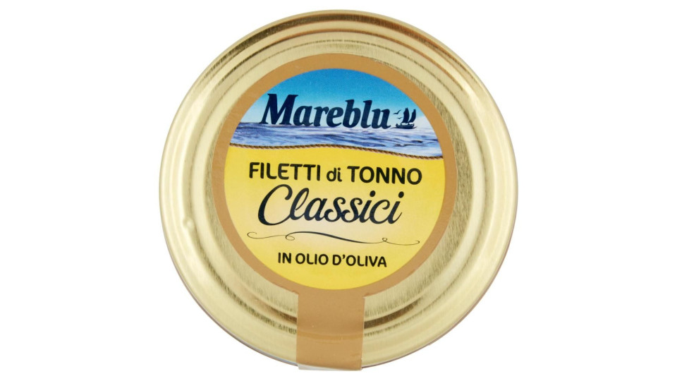 Mareblu VeroSapore Filetti di Tonno in Olio Extra Vergine d'Oliva 180 g