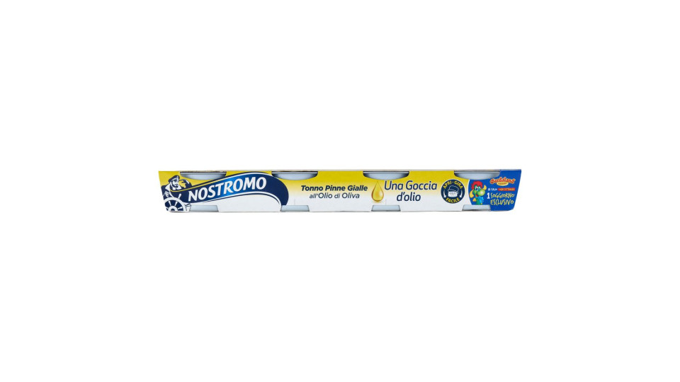 Nostromo Una Goccia d'olio Tonno Pinne Gialle all'Olio di Oliva 3 x 65 g