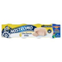 Nostromo Una Goccia d'olio Tonno Pinne Gialle all'Olio di Oliva 3 x 65 g
