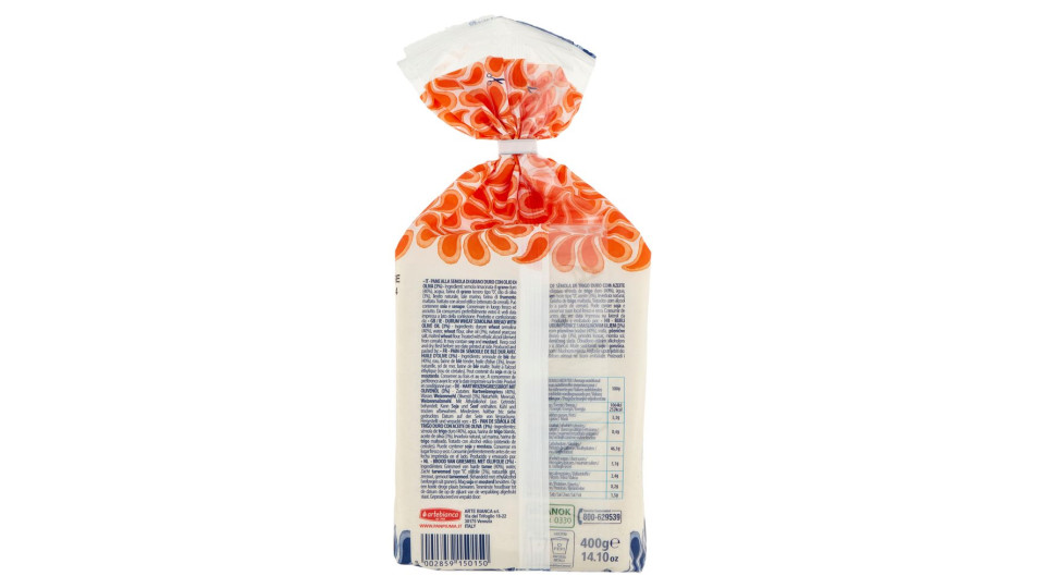 artebianca PanPiuma Semola di grano duro 400 g